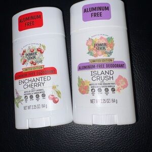 Aluminum-Free Deodorant Set - Enchanted Cherry & Island Crush